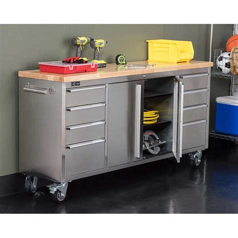 stainless steel cabinets costco|costco garage cabinets and workbenches.